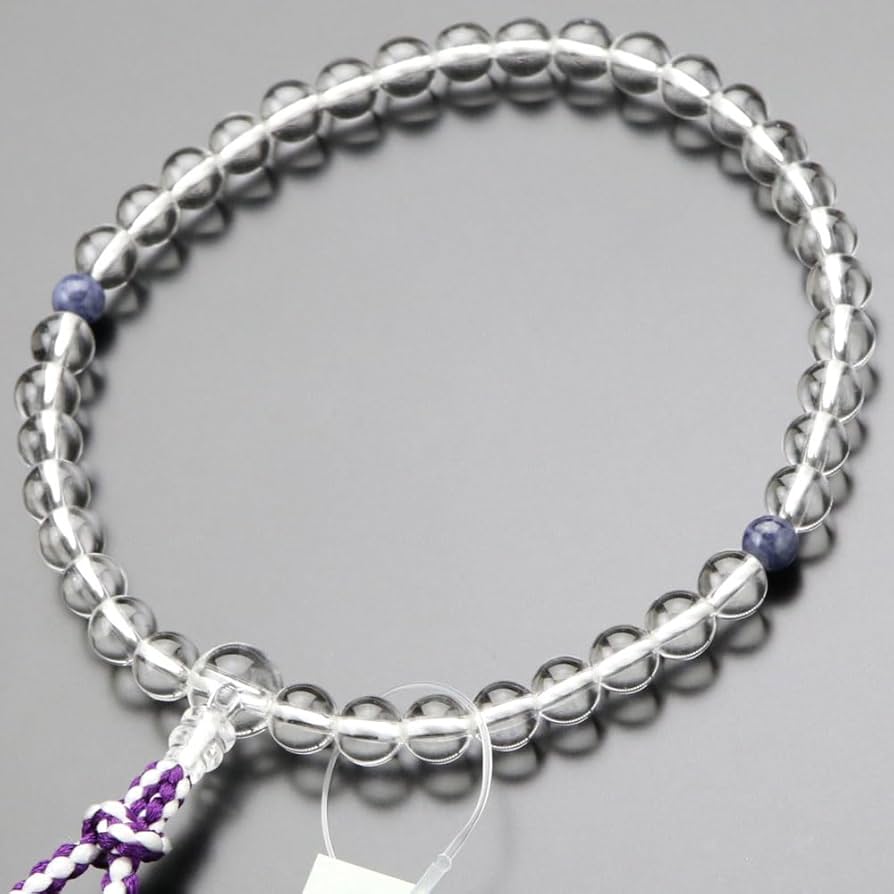 【特別価格】 熾天使棺皇女オブジェ(定価50000円) 浄土真宗用本式数珠【女性用】 ビルマ翡翠 8寸 | 滝田商店